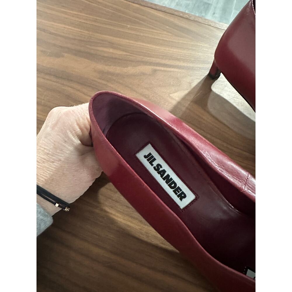 Jil Sander Kitten Heel Leather Pump Size 39(9) - Picture 8 of 11